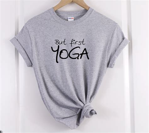 But First Yoga Yoga Shirt Tshirt Yoga T Shirt Yoga Tee Yoga Etsy Uk