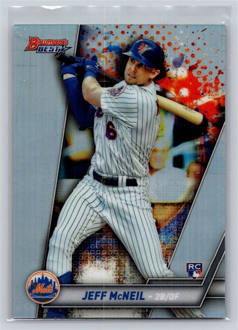 2019 Topps Bowman S Best Refractor 36 Jeff McNeil Rookie RC EBay