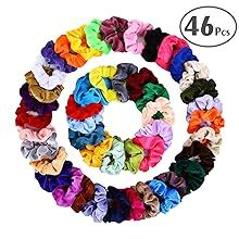 Amazon Velvet Silk Satin Scrunchies For Hair Zzicen High