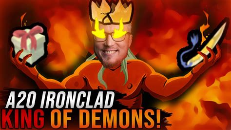 The Demon King Ascension Ironclad Run Slay The Spire Youtube