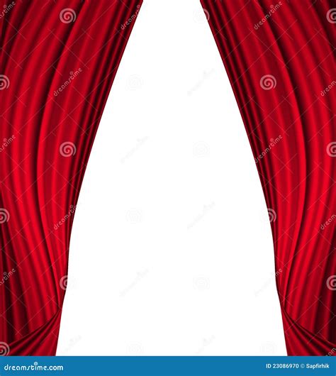 Movie or theatre curtain stock illustration. Illustration of present ...