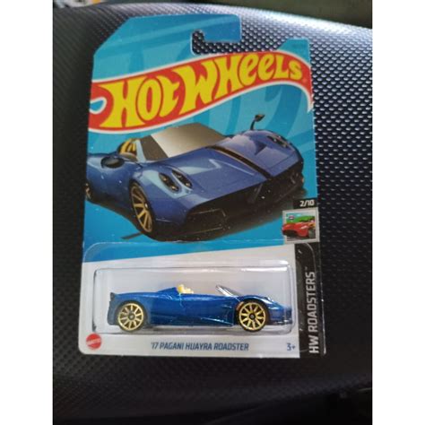 Jual Hot Wheels 17 Pagani Huayra Roadster Biru Shopee Indonesia