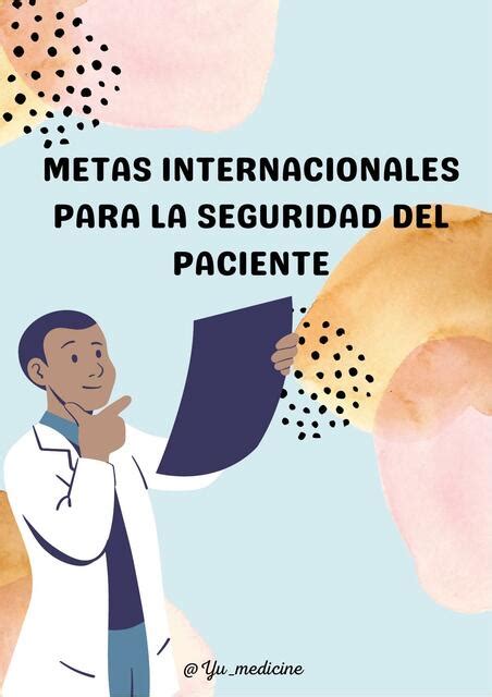 Acciones Esenciales De La Seguridad Del Paciente Yu Medicine Udocz