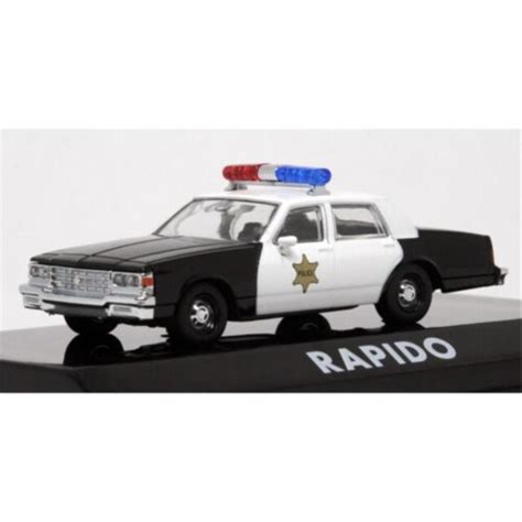 Rapido Rap Ho Scale Chevy Impala Police Model Car Black