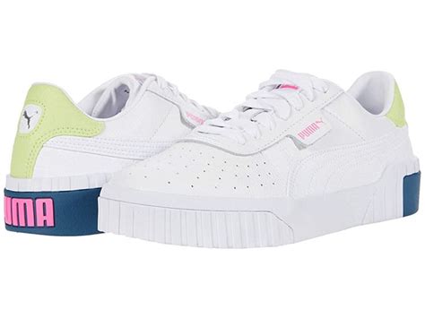 PUMA Cali Women's Sneakers - White/Luminous Pink