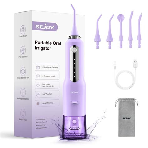 Sejoy Cordless Water Flosser Dental Teeth Cleaner Professional 270ML