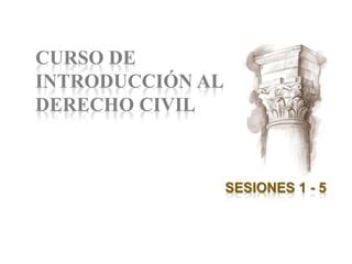 Curso De Introducci N Al Derecho Civil Ppt