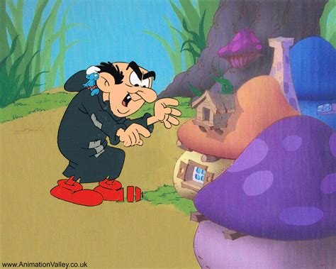 Smurfs Gargamel Production Cel by AnimationValley on DeviantArt