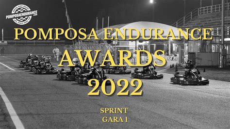 Pomposa Kart Awards Sprint Gara Animo Distrutto Kart