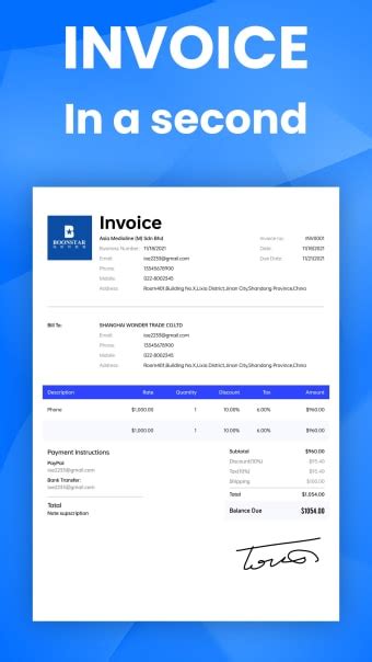 Simple Invoice Maker For Iphone Download