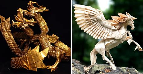 Complex Origami Dragon Instructions