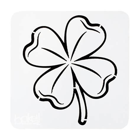 Four Leaf Clover Stencil