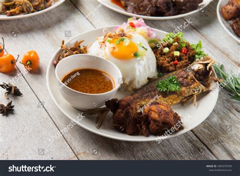 Various Malaysian Rice Dishes Stock Photo 1083070709 | Shutterstock