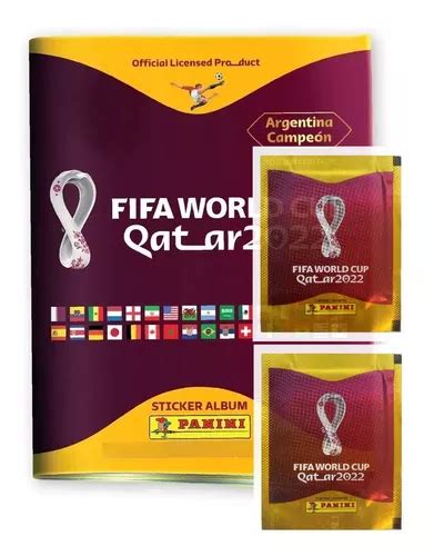 Figuritas Mundial Qatar 2022 Panini Álbum Sello 50 Sobres en venta en