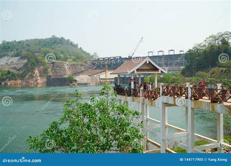 Provincia De Vienti N Laos De Abril De Nam Ngum Hydropower