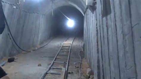 Israel Releases Footage Inside The Biggest Hamas Tunnel Ever Found