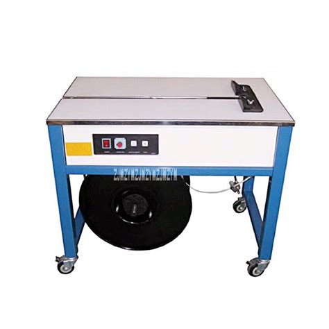 Professional Double Motor Semi Automatic Strapping Machine High Table