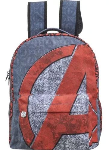 Mochila Escolar Xeryus Avengers Color Gris MercadoLibre