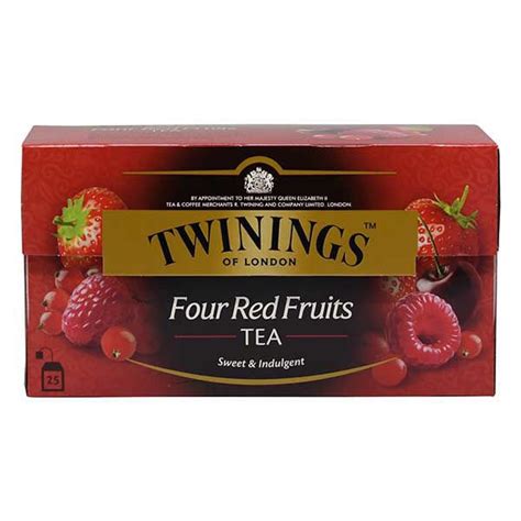 Te Negro Frutas Rojas Twinings Paquete Sobres