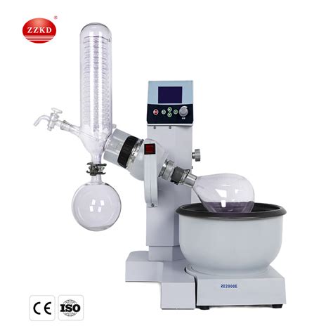 2l Automatic Lifting Rotary Evaporator With Chiller And Vacuum Pump For Oil Separation Rotovap