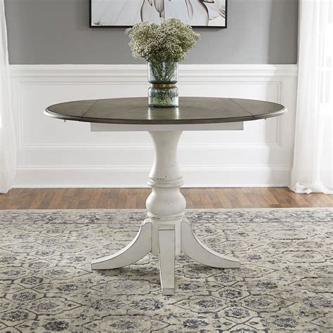 Magnolia Manor Round Drop Leaf Dining Table By Liberty Furniture Furniturepick