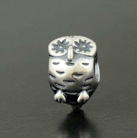 Authentic Genuine Pandora Silver Owl Charm 790278 NEW By Schmotki