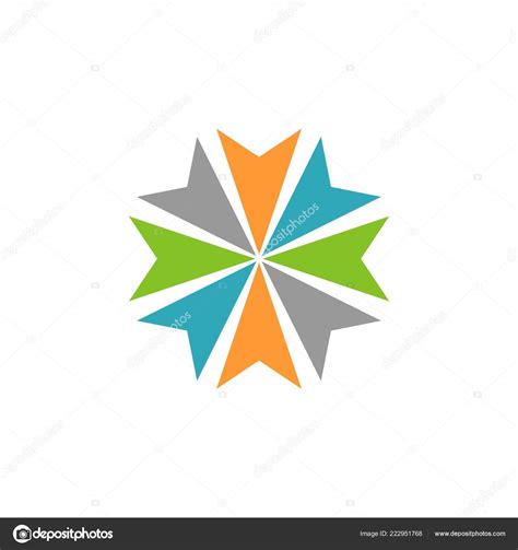 Abstract Geometric Logo White Background Stock Vector Image by ...