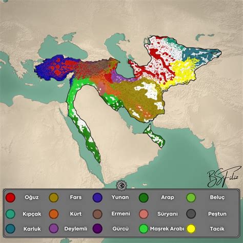 Ehtnic map of great seljuk empire in 1092 – Artofit