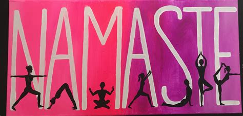 Namaste Yoga - Pinot's Palette Painting