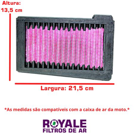 Comprar Filtro De Ar Esportivo Lav Vel Royale Yamaha Lander Xtz