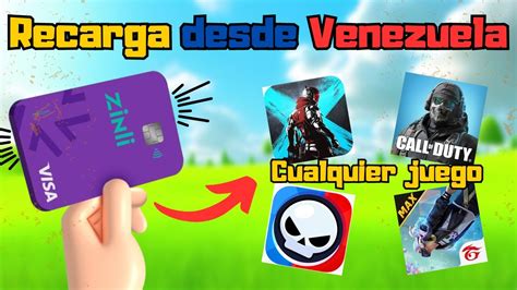 Como Recargar A Tus Juegos Favoritos Desde Venezuela Con Zinli YouTube