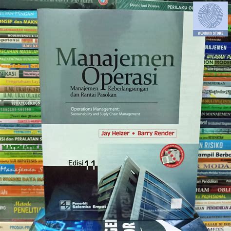 Jual Manajemen Operasi Manajemen Keberlangsungan Dan Rantai Pasokan