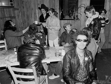 Sex Pistols At A Truck Stop During US Tour January 1978 Image R