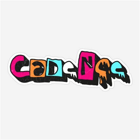 Personalized Cadence Name Sticker