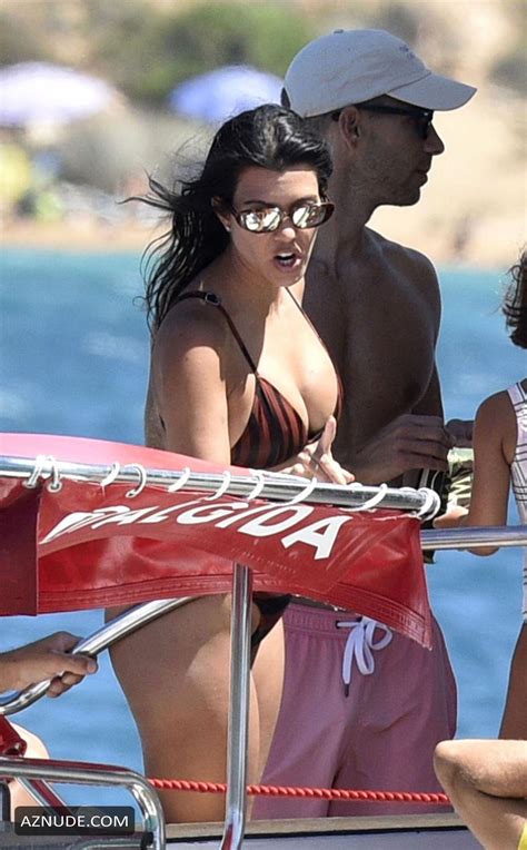 Kourtney Kardashian Displays Her Hot Body Wearing Another Stunning Two Piece Aznude