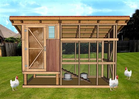 Chicken Coop With Run Plans Diy Build Guide Step By Step Instructions