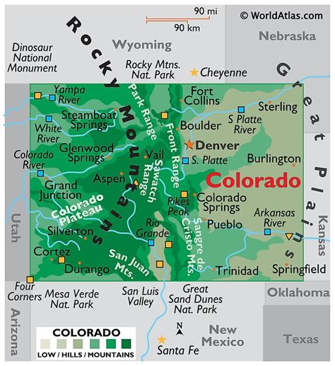 Colorado Maps And Facts Colorado Map Colorado Travel Explore Colorado