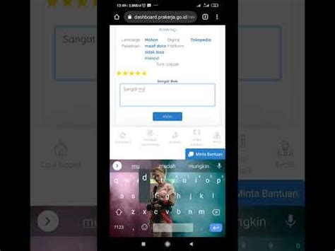 Cara Mengasih Rating Dan Mengisi Ulasan Di Dashboard Prakerja YouTube