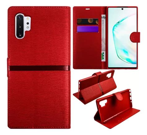 Capa Case Carteira Couro Flip Para Galaxy Note 10 Plus N975