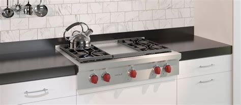 Wolf 36" Sealed Burner Rangetop - 4 Burners and Infrared Griddle ...