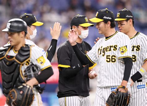 【阪神】西純矢5勝目＆プロ初マルチ安打、坂本誠志郎「自慢のリリーフ陣いる」4投手好リード プロ野球写真ニュース 日刊スポーツ