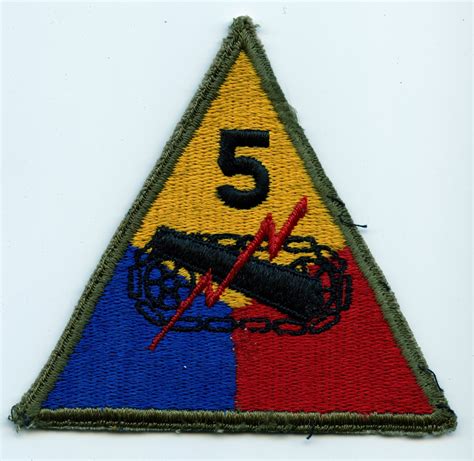 WW2 5th Armored Division Patch | Chasing Militaria