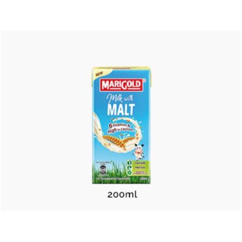 Marigold Uht Milk Malt 1ctn X 24unit X 200ml Shopee Malaysia