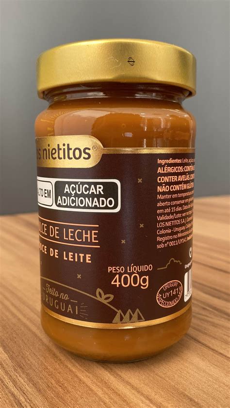 Doce De Leite Uruguaio Los Nietitos Tradicional Sem Conservantes Gr