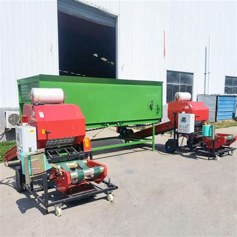 Electric And Diesel Engine Corn Silage Round Baler Machine Silage