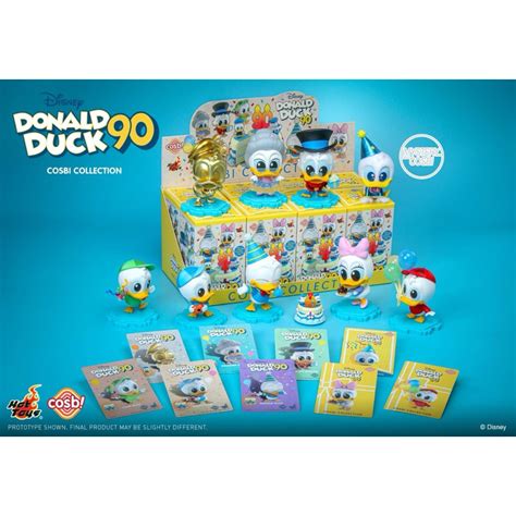模幻力量現貨 Hot toys 唐老鴨90周年Cosbi 生日派對 盲盒迷你人偶系列 一中盒 蝦皮購物