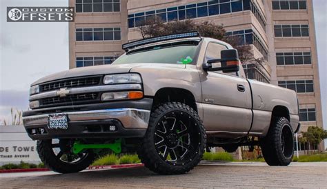 2001 Chevrolet Silverado 1500 Wheel Offset Aggressive 1 Outside