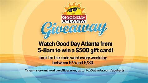 FOX 5 Atlanta on Twitter: "It’s summer☀️, and #fox5atl is giving away a ...