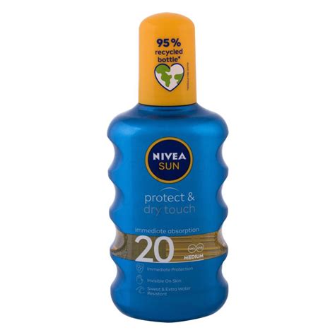 Nivea Sun Protect Dry Touch Invisible Spray SPF20 Protezione Solare