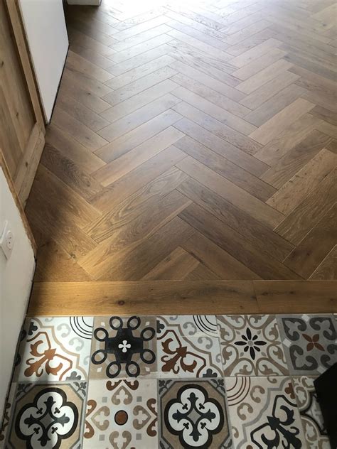 Parquet Contrecollé Chêne Cognac Bâton rompu ID Parquet